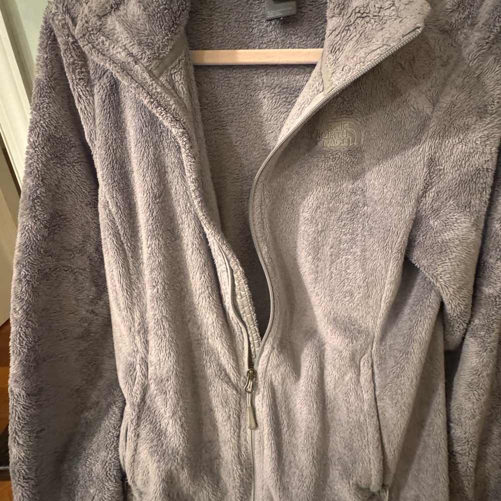The North Face Women's Soft Gray Teddy Jacket
